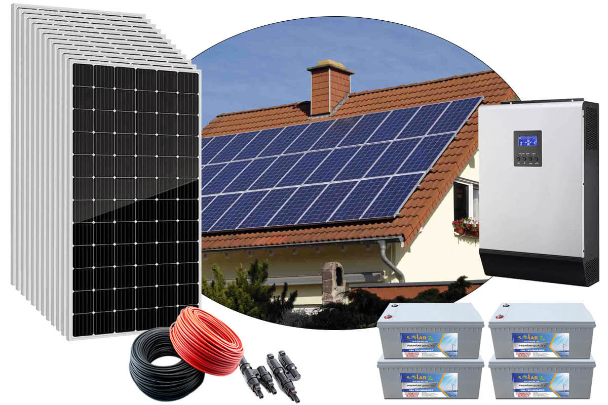 Hazır Ev Paket Solar Enerji Sistemleri